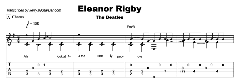 Beatles: Eleanor Rigby